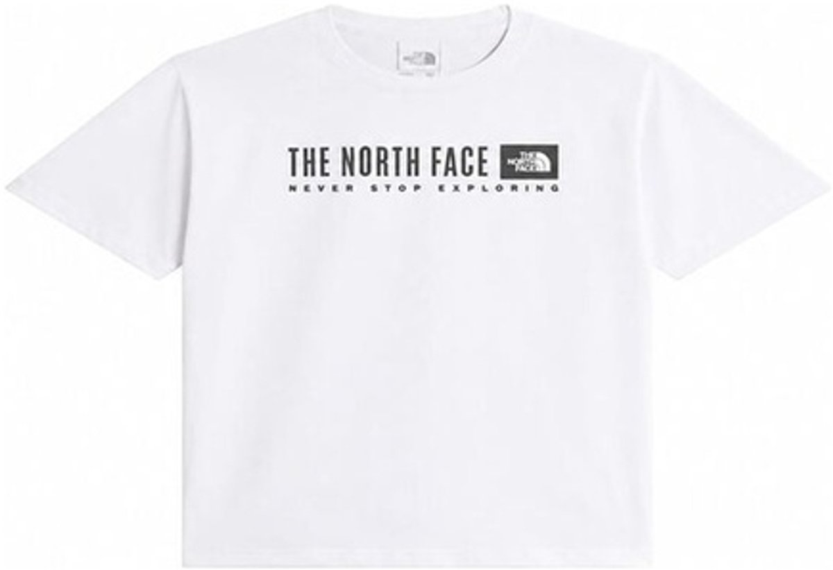 The North Face Heren Bracket Logo Regulier T-shirt TNF L Wit