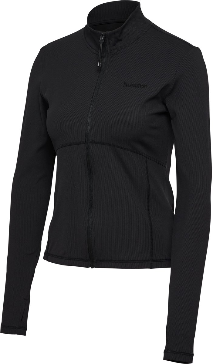 hmlPRIMA W RIB ZIP BLOUSE