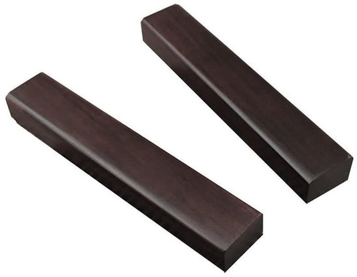 Papiergewicht Houten - Kalligrafie Accessoire - 2 Stuks - Chinese Kalligrafie - Papier Plat Houden - Stevig en Glad - Papierhouder