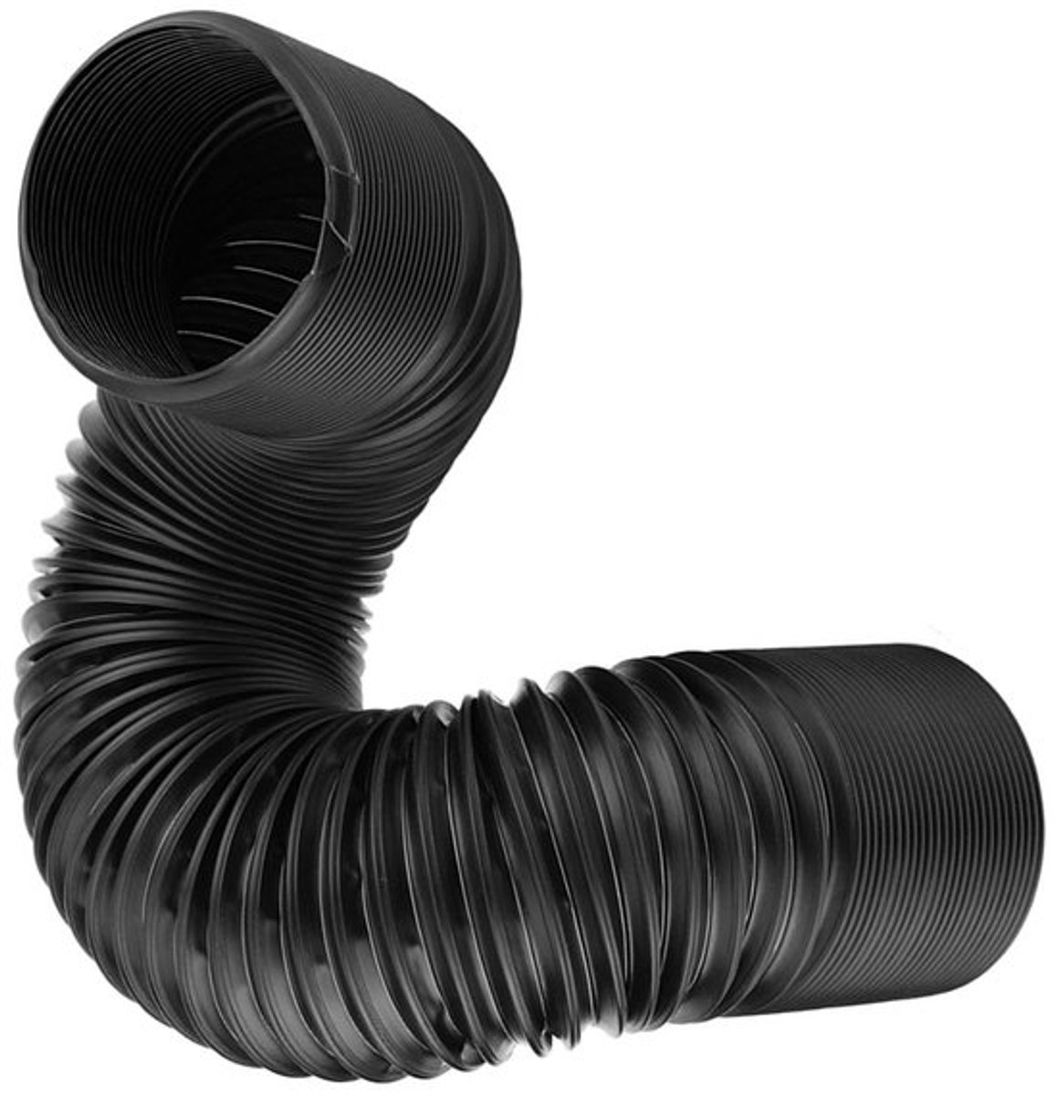 Luchtinlaatslang Universeel - Flexibele Expansiepijp - Ducting Slang - Kunststof - 63 mm/76 mm - Eenvoudige Installatie - Inlaatslang