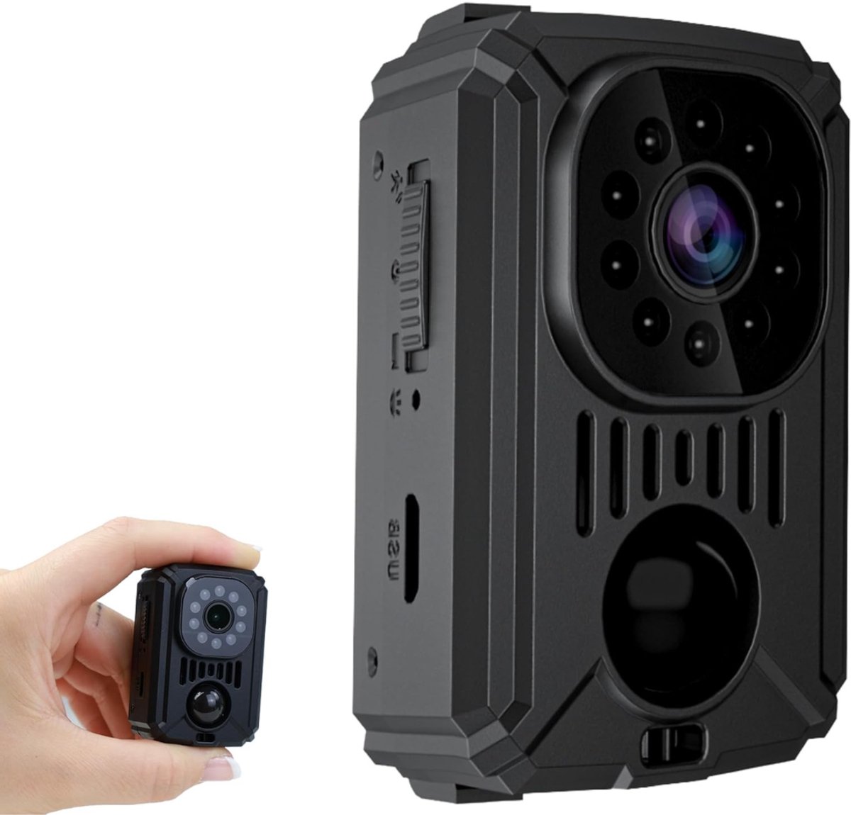 ApexArte® Verborgen Camera - Spy Camera - Spionage - Zwart