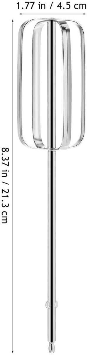 SnelShoppen - 2 x Roestvrijstalen Handmixer, Reserveonderdelen voor Eiermixer, Elektrische Staafmixer, Keukenaccessoires voor Bakken en Koken van Snelshoppen — afbeelding 3