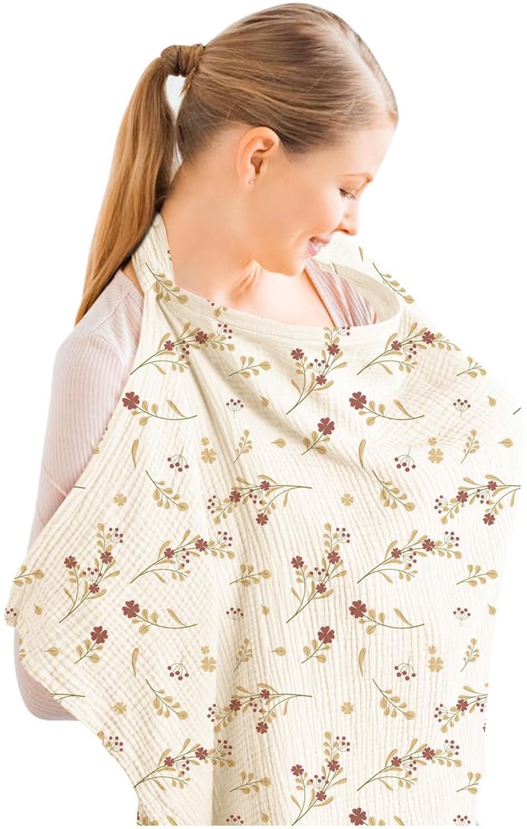 Daity Verstelbare voedingsdoek - voedingsdoek - wasbaar - voedings- - doek - fijne effen stof - ademend (71*95cm)
