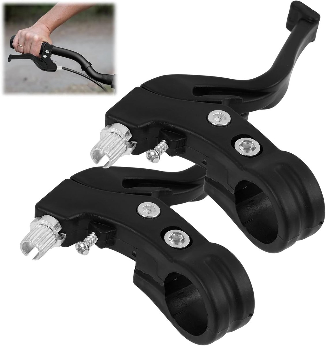 SnelShoppen - Kinderfiets Remhendel Set, Robuuste Fiets Handvat Remmen, Eenvoudig te Installeren, Fietsonderdelen en Accessoires, Geschikt voor 2-2.3