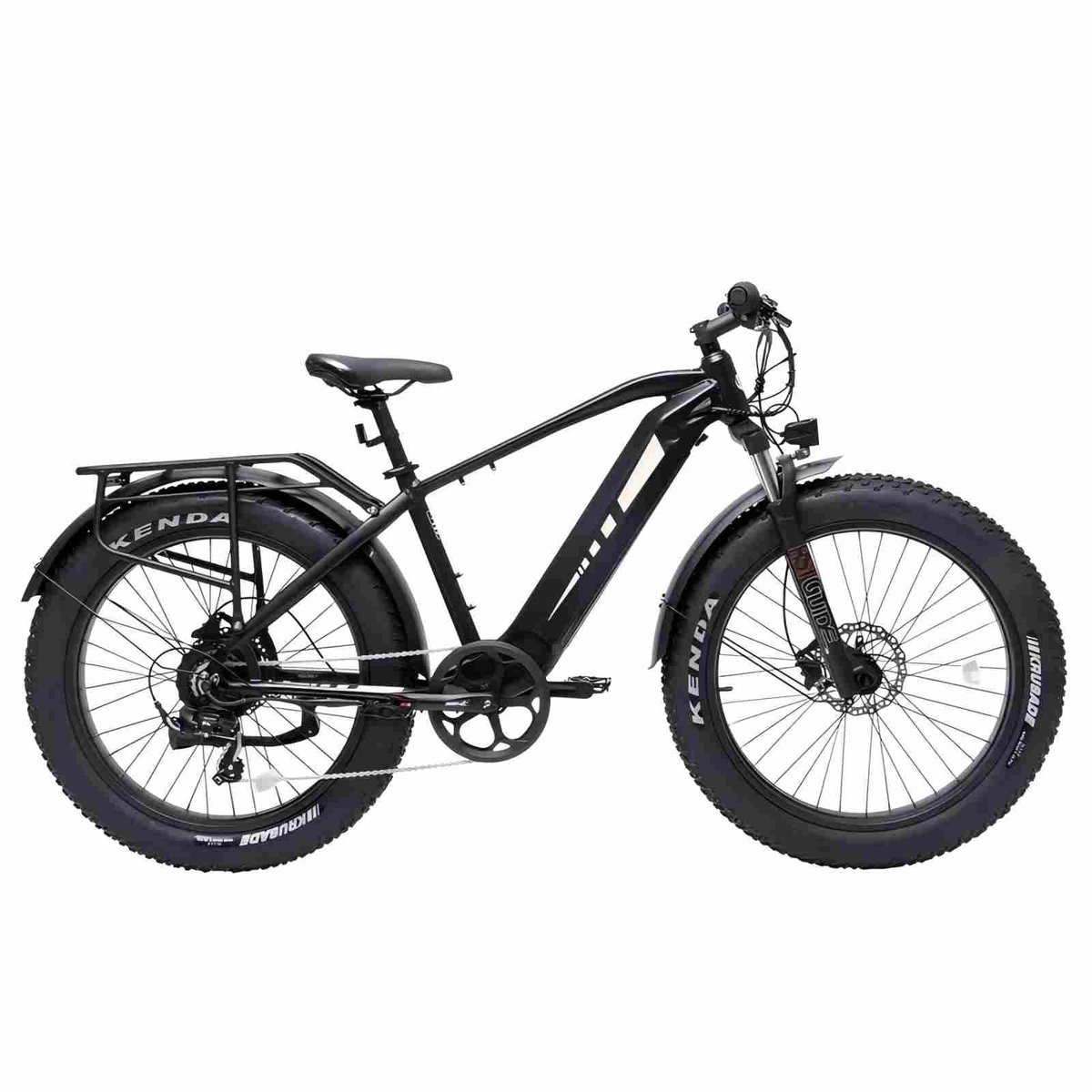 D6 Fat Tire Mountain Elektrische fiets - Stadtfiets - 90km lange levensduur van de batterij thumbnail 2