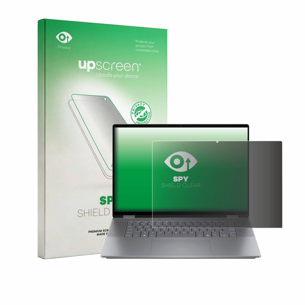 upscreen - privacy screenprotector voor HP OmniBook X Flip NGAI 16-ar - Folie Beschermfolie Blauwlichtfilter