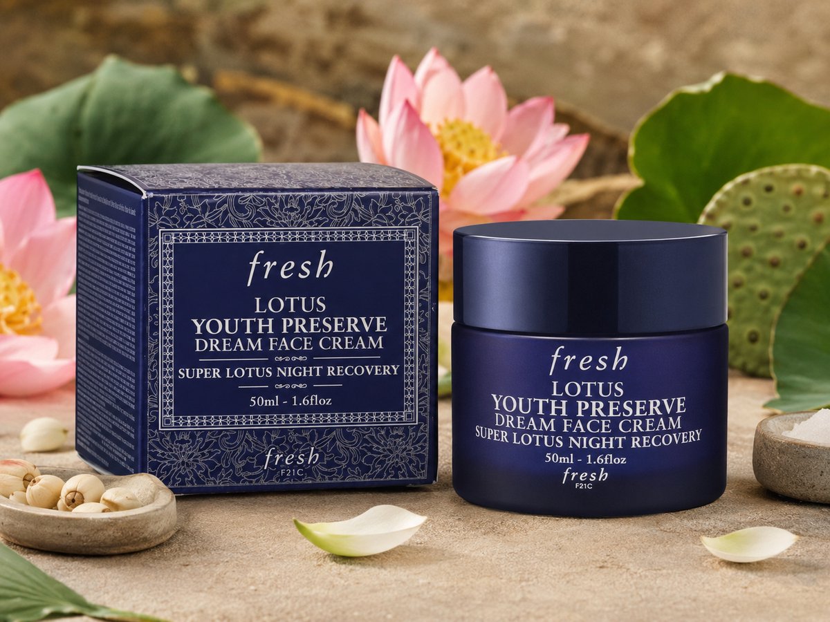Fresh - Lotus Youth Preserve Dream Face Cream - Super Lotus Night Recovery - 50ml