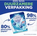 Witte Reus toiletblokken 'Oceaan': 80% gerecycled papier en 98% gerecycled plastic in de verpakking.