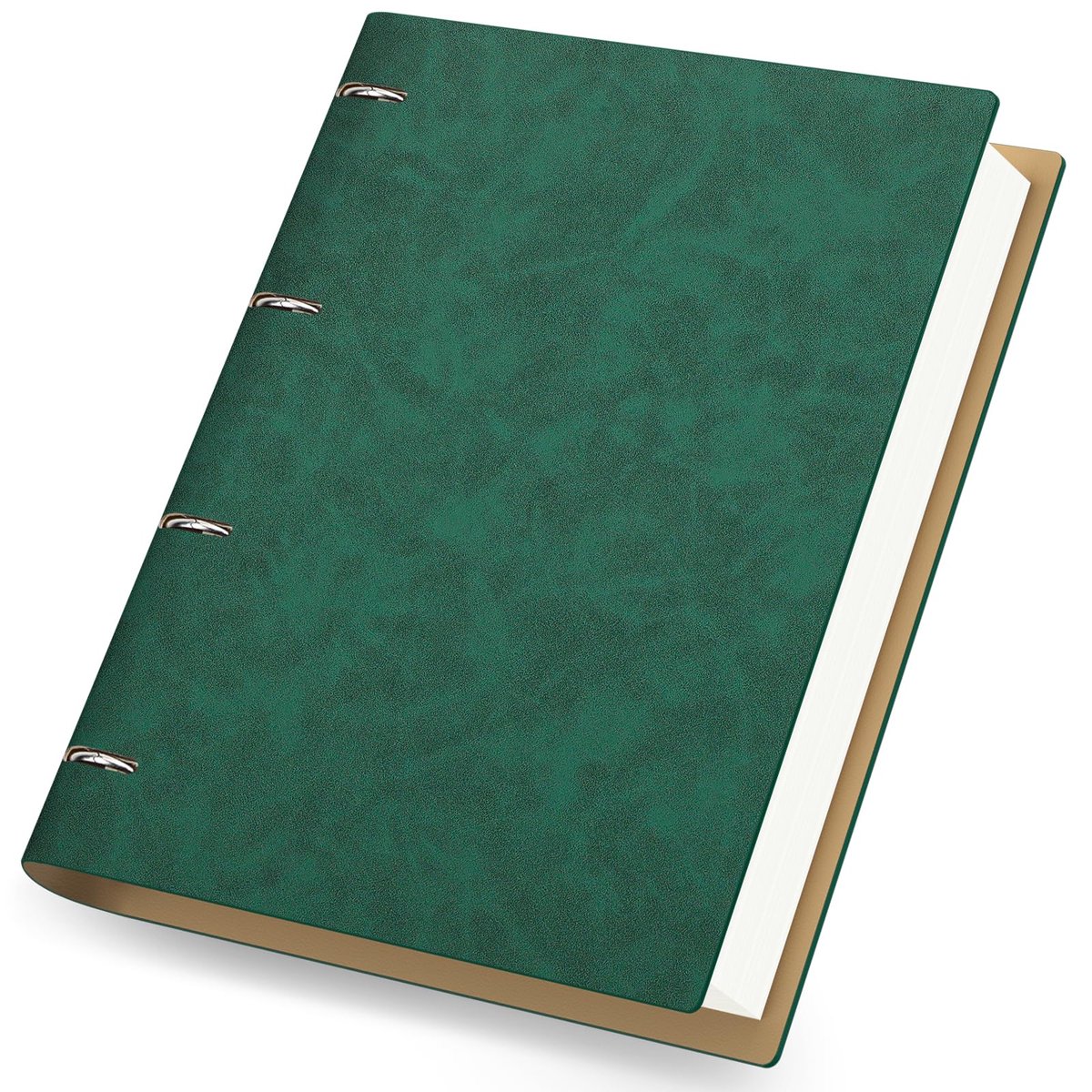 SnelShoppen - Notitieboek A4 Gelinieerd - 300 Pagina's Ringband Notitieboek - Spiraalband A4 Notebook 21.5x28cm - 100GSM Navulbaar Gevoerd Notitieblok