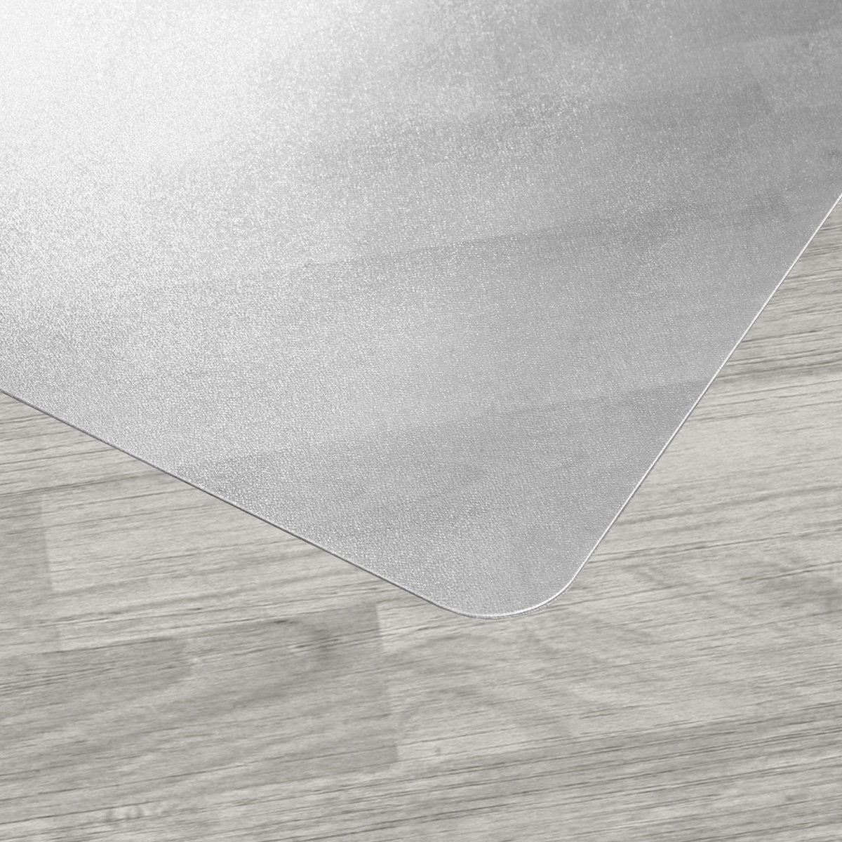 SnelShoppen - Transparante vloerbeschermmat 75x120 cm - Multifunctionele PVC harde vloerbeschermingsmat - Duurzame waterdichte kunststof onderlegger v
