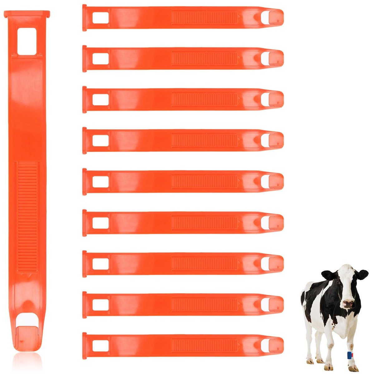 SnelShoppen - HERCHR 10 x Polsbanden met Stappenteller voor Runderen, Flexibel en Licht, Riemen voor Koeien, Runderpoten Accessoires voor Landbouw