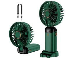 SnelShoppen - Rafada Handventilator Draagbare Mini-Ventilator Oplaadbaar 5 Snelheden 4200 mAh Accu Opvouwbare USB-Ventilator voor Kantoor Outdoor Camp