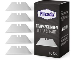 Filzada® 10x Profi Trapeziummessen voor Tapijtmessen 0,5x0,5 mm - Snijmes - ShopVlot