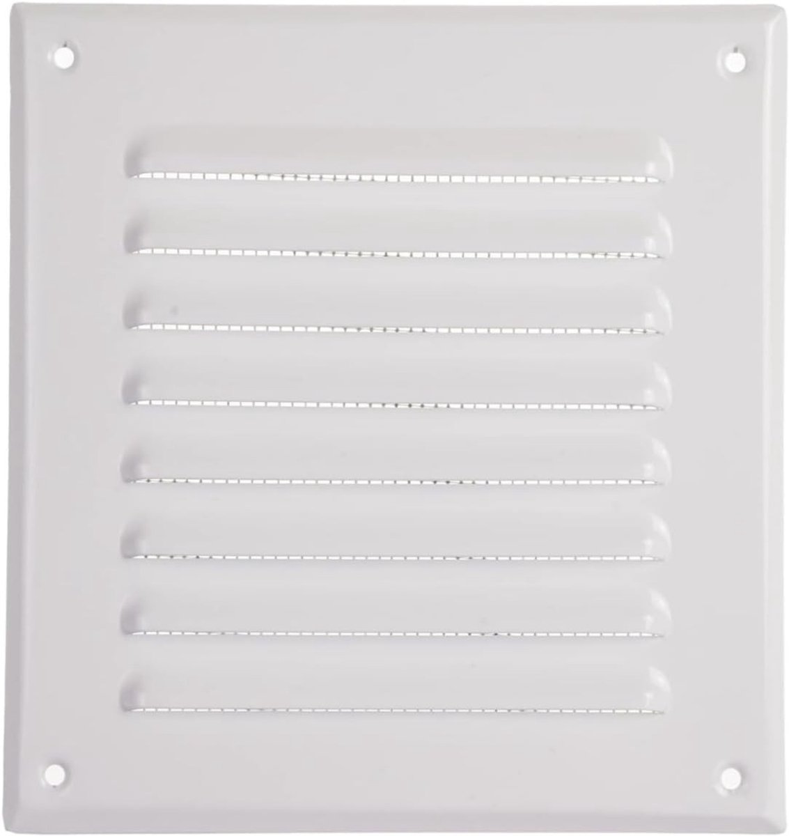 Aluminium ventilatierooster met insectenbescherming, vierkante luchtuitlaat voor verwarmin