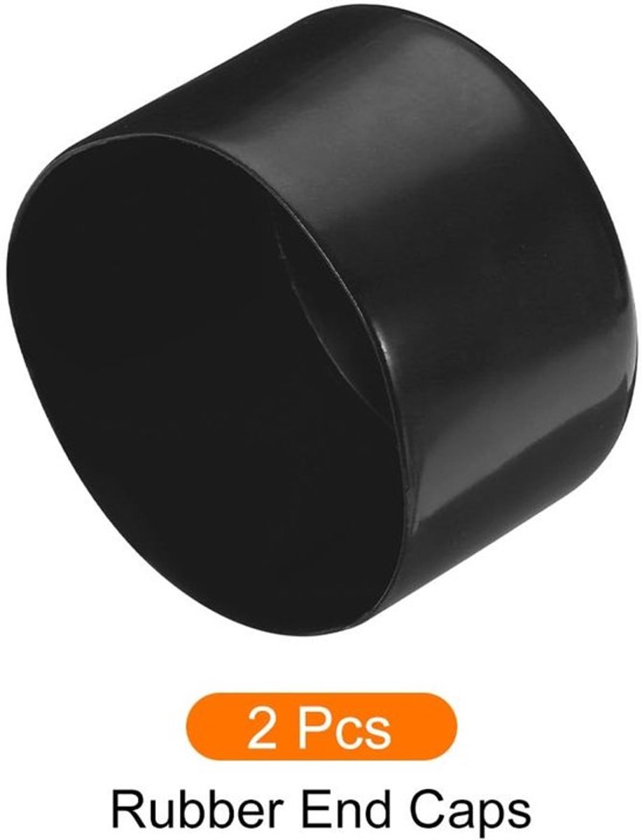 Schroefdraad Protector Rubberen Eindkappen - 2 Stuks - 90mm Binnendiameter - Slijtvast - Roestpreventie - Stofisolatie - Eindkap