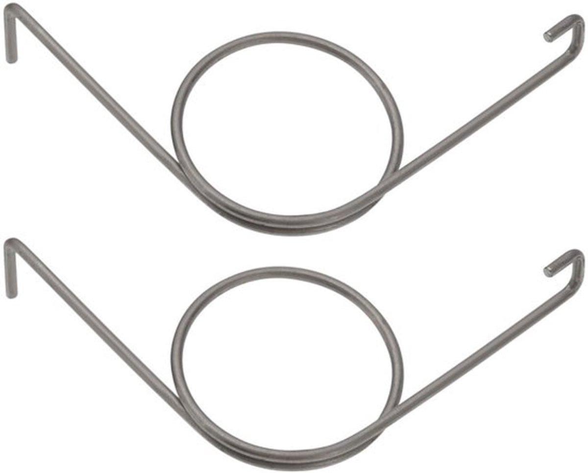 Vervanging Lente 2 Stuks - Reparatie Veer - Compatibel met GU PSK 966 - Roestvrij Staal - Afmetingen 35mmx34mm - Rechts Model 9-29665-00-R - Schuifdeurveer