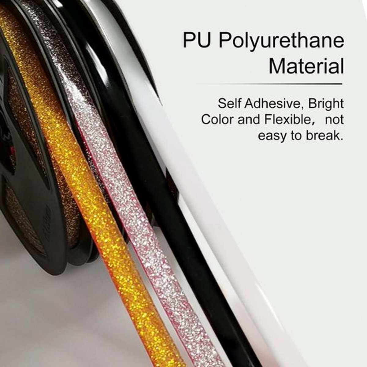 Kloof Tape Waterdicht - Afdichtingsband - Sanitairstrip - Schimmelwerend - PU-Polyurethaan - Decoratieve Hoekstrip 6M x 8MM - Afdichtingstape
