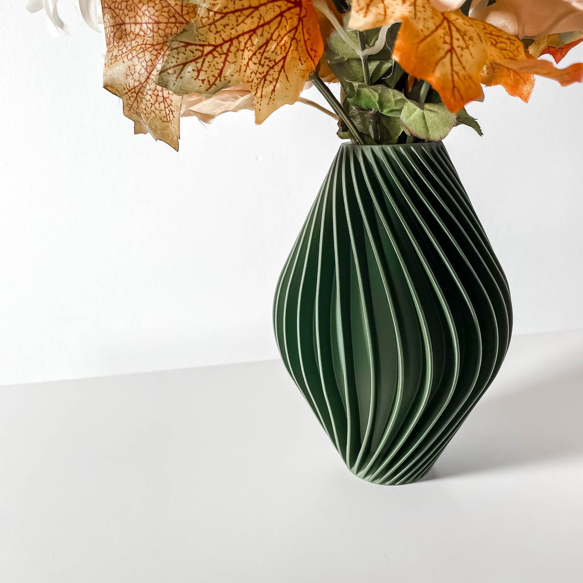 Skushy Vaas Vati - Geschikt voor Bouwbloemen - Japandi Designvaas voor Droogbloemen en Kunstbloemen - Sculpturale Decoratieve Vaas - Moderne Woondecoratie