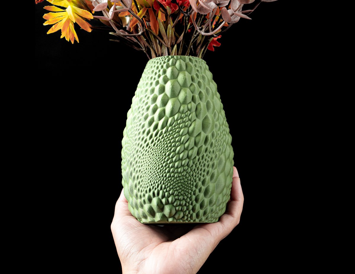Skushy Vaas Gato - Geschikt voor Bouwbloemen - Japandi Designvaas voor Droogbloemen en Kunstbloemen - Sculpturale Decoratieve Vaas - Moderne Woondecoratie