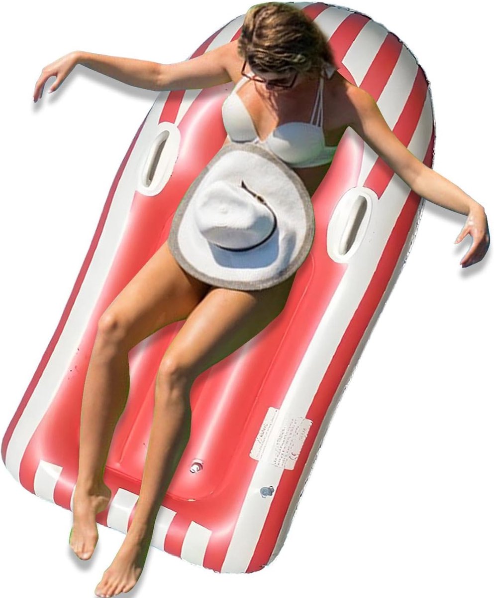 Surf-bodyboard voor kinderen, gemakkelijk vast te pakken, versterkte handgrepen, compact opblaasbaar reisplank, zacht impactoppervlak, gazon-waterglijbord