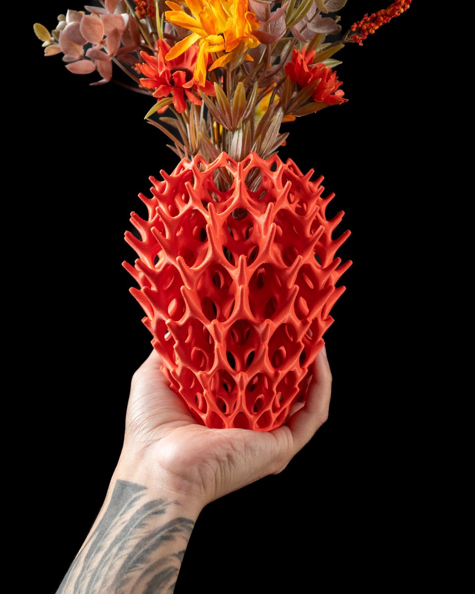 Skushy Vaas Invader - Geschikt voor Bouwbloemen - Japandi Designvaas voor Droogbloemen en Kunstbloemen - Sculpturale Decoratieve Vaas - Moderne Woondecoratie