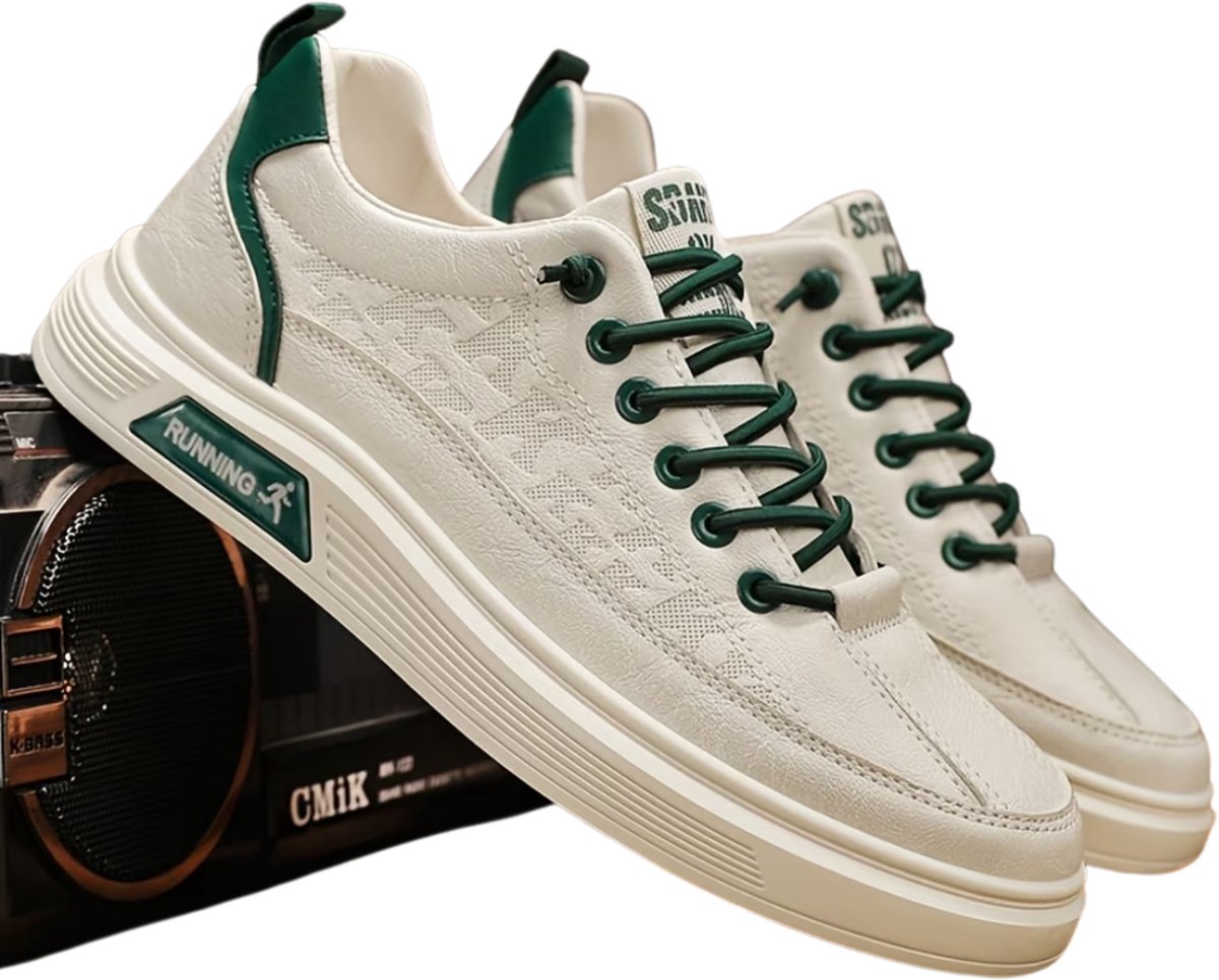Currero Schoenen Heren Sneakers Comfortabel Wandelschoenen Casual Volwassenen 43 Groen