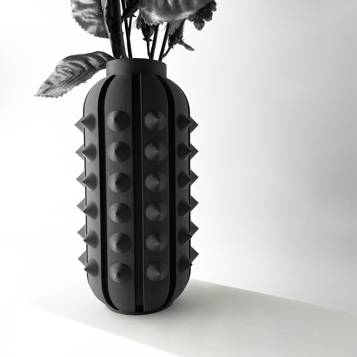 Skushy Vaas Nori - Geschikt voor Bouwbloemen - Japandi Designvaas voor Droogbloemen en Kunstbloemen - Sculpturale Decoratieve Vaas - Moderne Woondecoratie