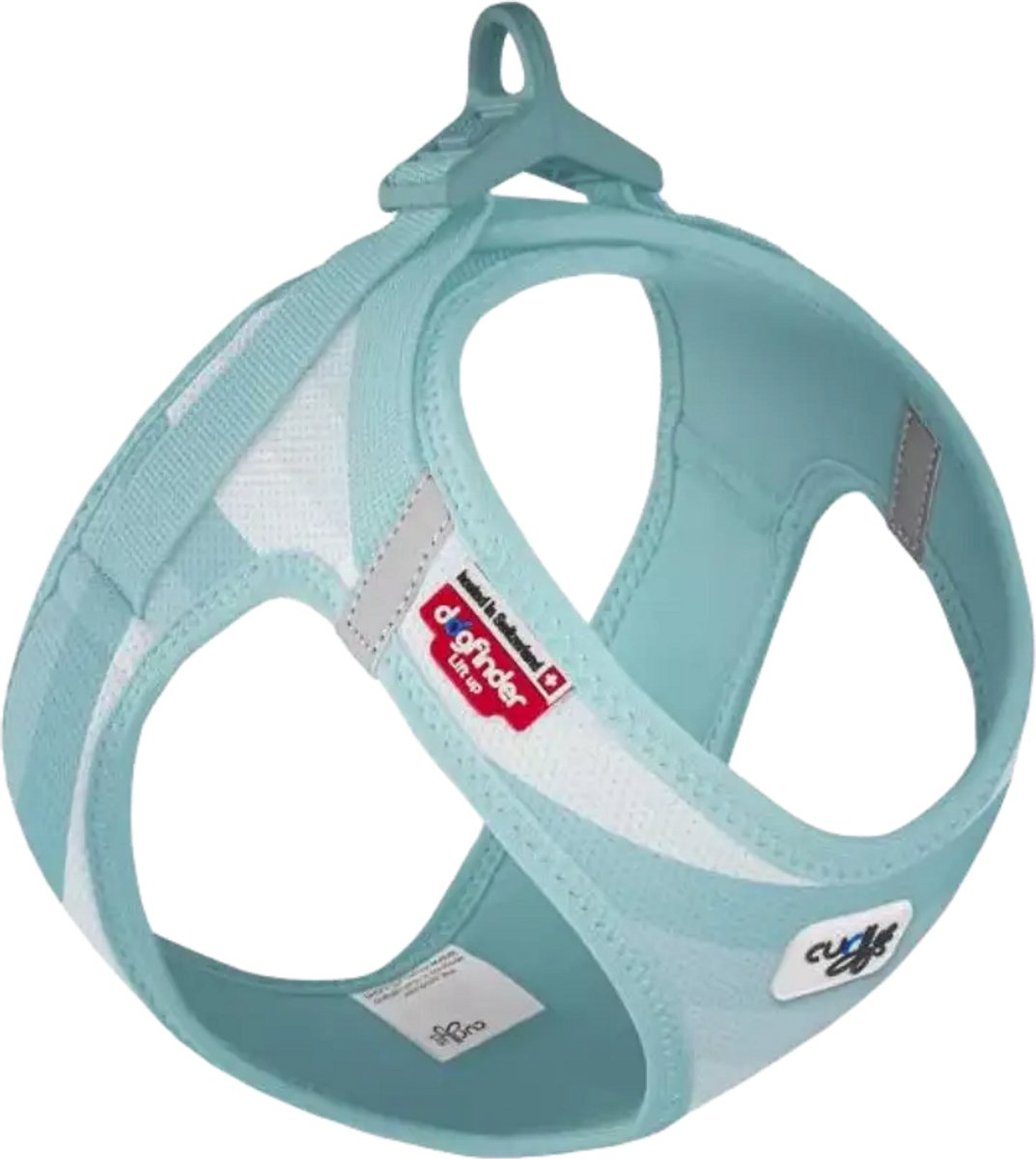 Curli Hondentuig Clasp Vest Harness Aqua Maat XXS 30-34 cm