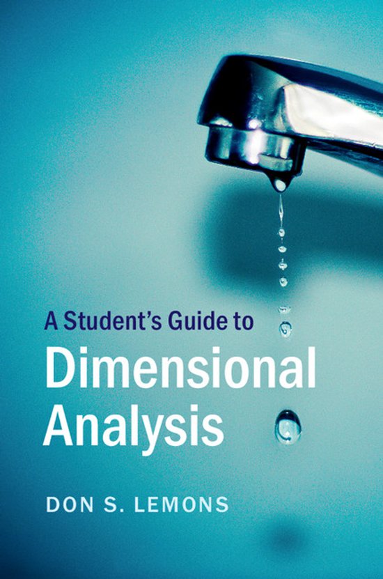 A Student's Guide to Dimensional Analysis - cover