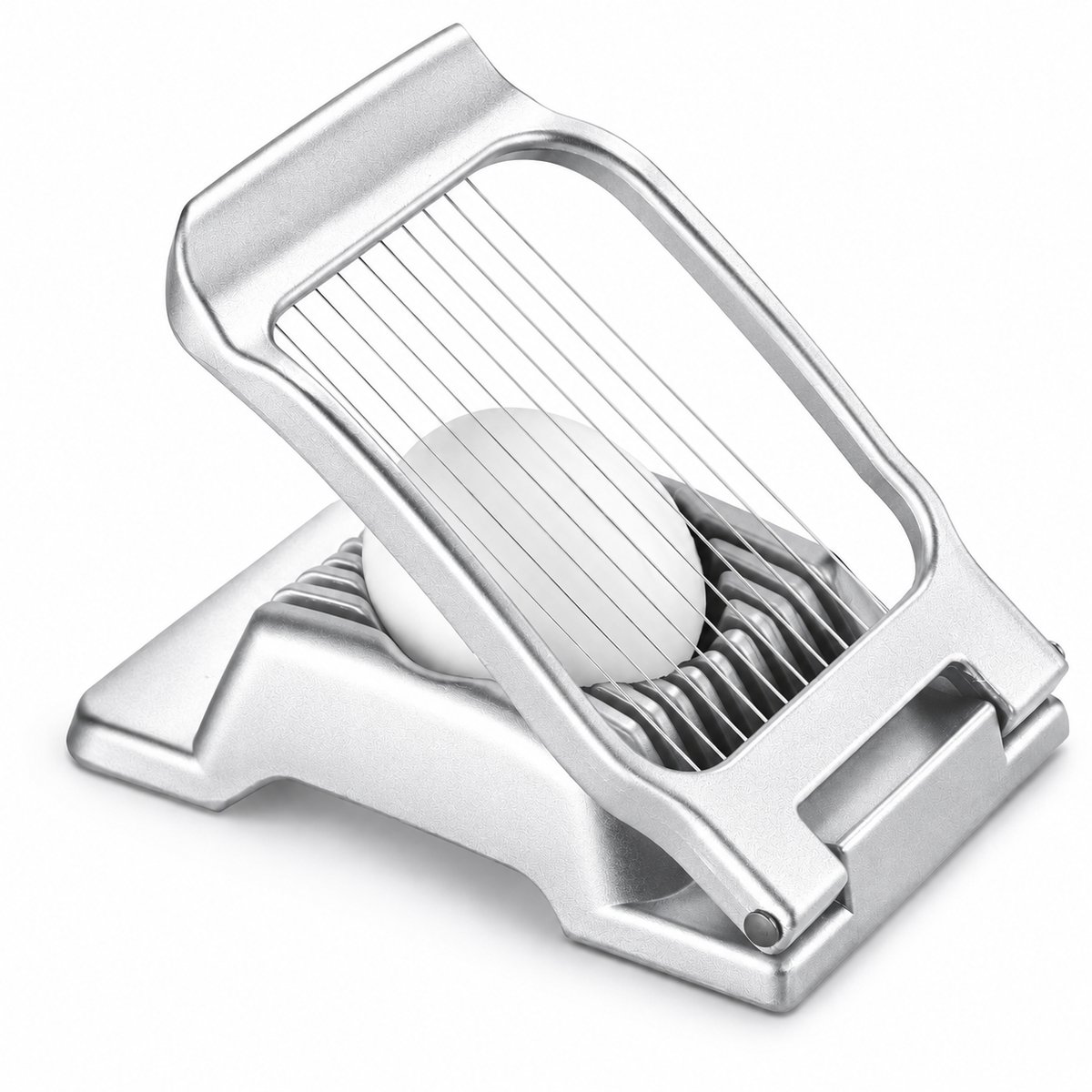 BOTC Eiersnijder - Multifunctionele Eiersnijder - Champignonsnijder - Eiersnijder - Zilver