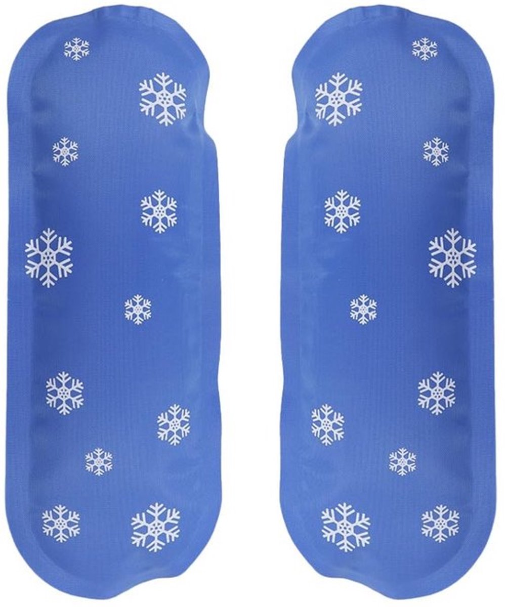 Ice Packs Herbruikbaar - 2 Stuks - Niet-geweven Stof - Insuline Koeler - Duurzaam - Efficiënte Koeling - 20 x 8 cm - Koelaccu