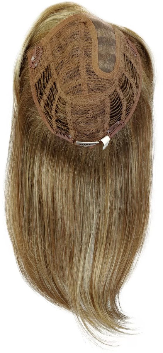 Estetica Designs MonoWiglet413-MP - Kort Kapsel, 15 cm, donkerbruin, monofilament
