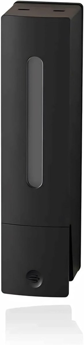 Wandmontage zeepdispenser voor douchegel en shampoo, modern design voor thuis en hotels, zonder boren, 400 ml met transparant venster