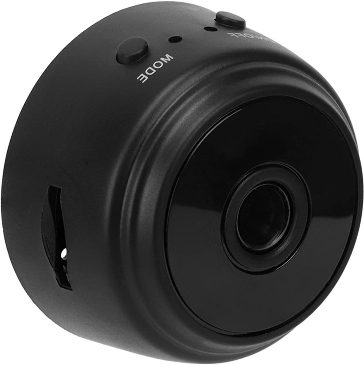 Mini Beveiligingscamera - Draadloze Camera - Thuis Bewaken - Magnetische Achterkant - HD 1080p - Zwart