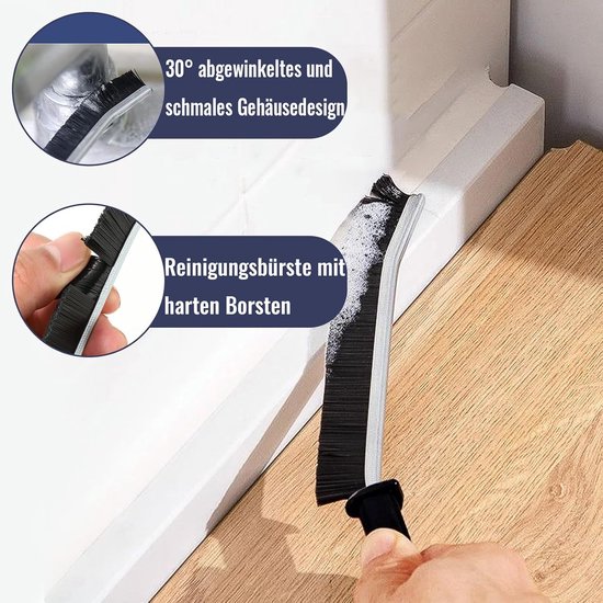 Spleetreinigingsborstel Set - Voegreiniger Borstels - Diepe Reiniging - 11 Delig - Vast - Veelkleurig — afbeelding 2