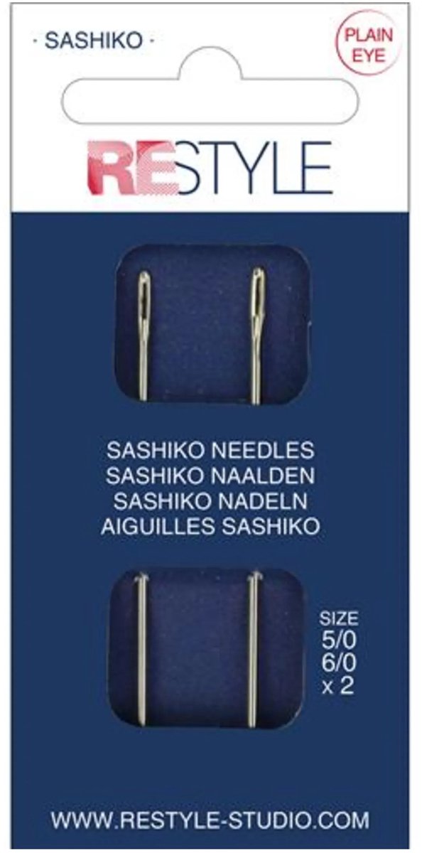 ReStyle 015.10641 Sashiko naalden 5/0 en 6/0, 2 stuks