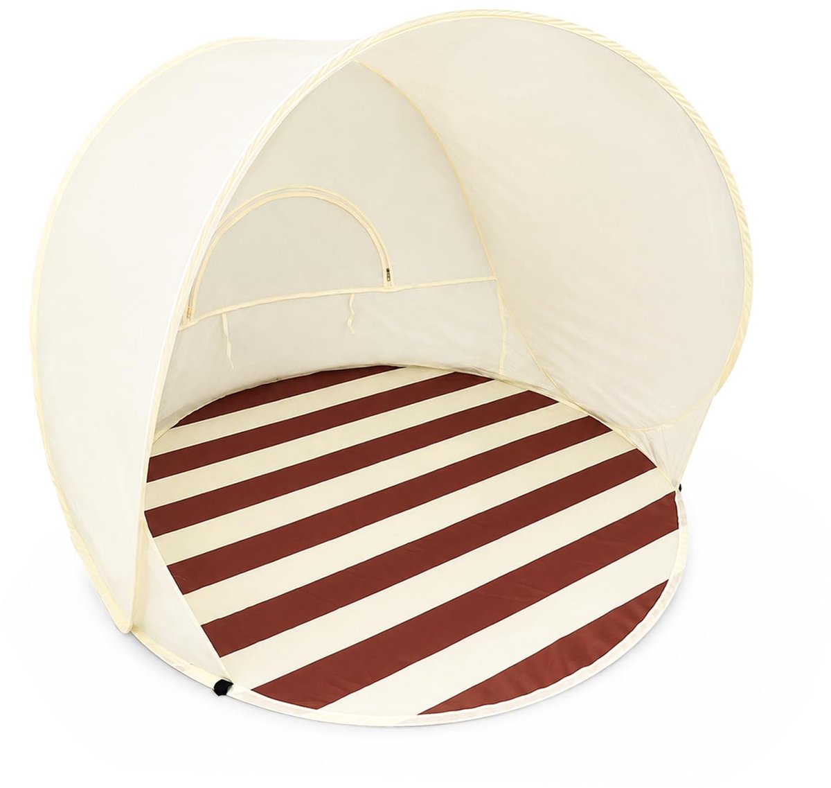 SnelShoppen - Pop-up Strandtent voor 2-3 Personen - Automatische Montage, UV-Bescherming, Ademend Materiaal - Inclusief Opbergtas en Haringen - Perfec