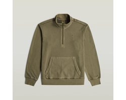 G-Star Raw Unit Washed Half Zip Sw L\s Truien & Vesten Heren - Sweater - Hoodie - Vest- Taupe - Maat S