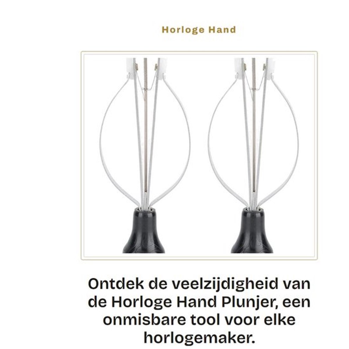 Horloge Hand Plunjer - Horloge Hand Puller Remover - Handige Reparatietool voor Horlogemakers - 2 Stuks - Professionele Horloge Reparatie...