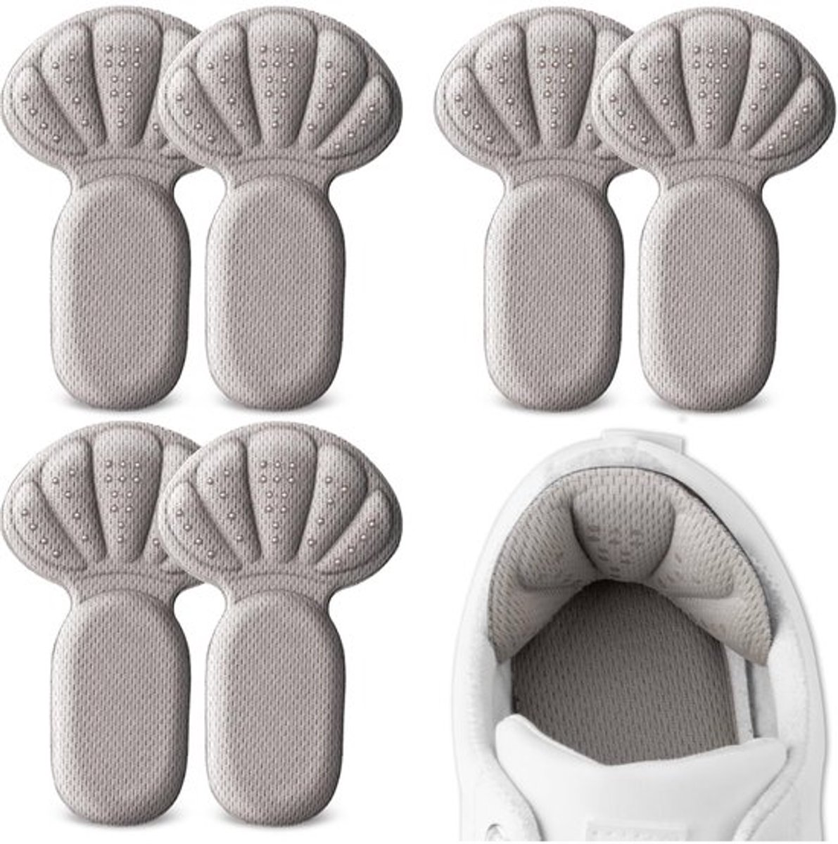 Hielkussens 3 Paar - Zacht Traagschuim - Hielbescherming - Antislip - Herbruikbaar - Comfort voor Schoenen - Hielbeschermers