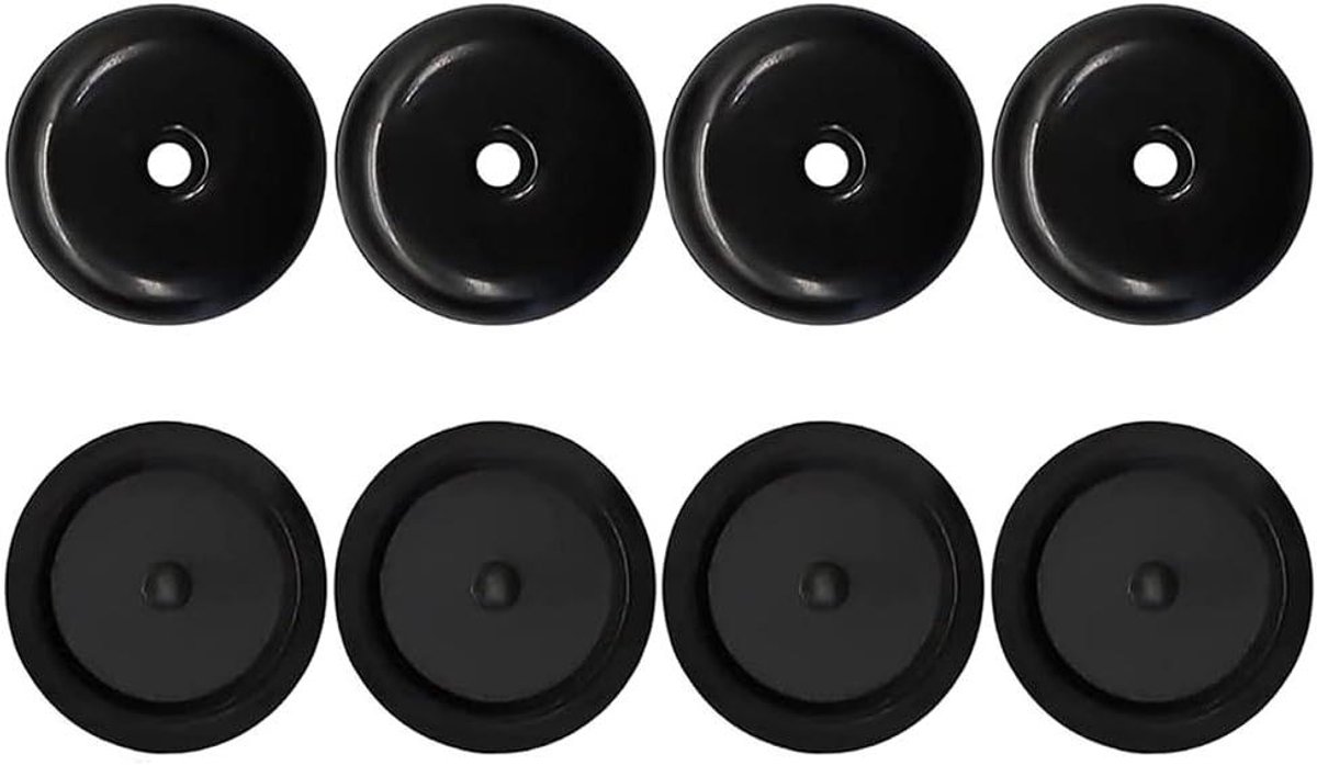 Autogordelstoppers - Gordelclips - Veiliger Rijden - Eenvoudige Installatie - 4 Stuks - Zwart