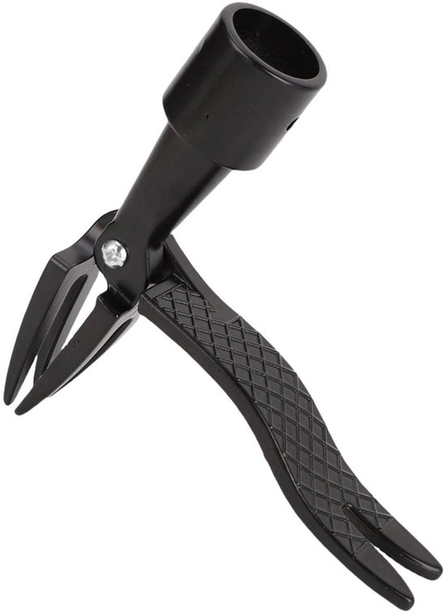 Onkruidtrekker Draagbaar - 4 Klauw Onkruidverwijderaar - Gelegeerd Aluminium - Antislip Ontwerp - Schroefgaten - Stevige Verbinding - Onkruidplukker