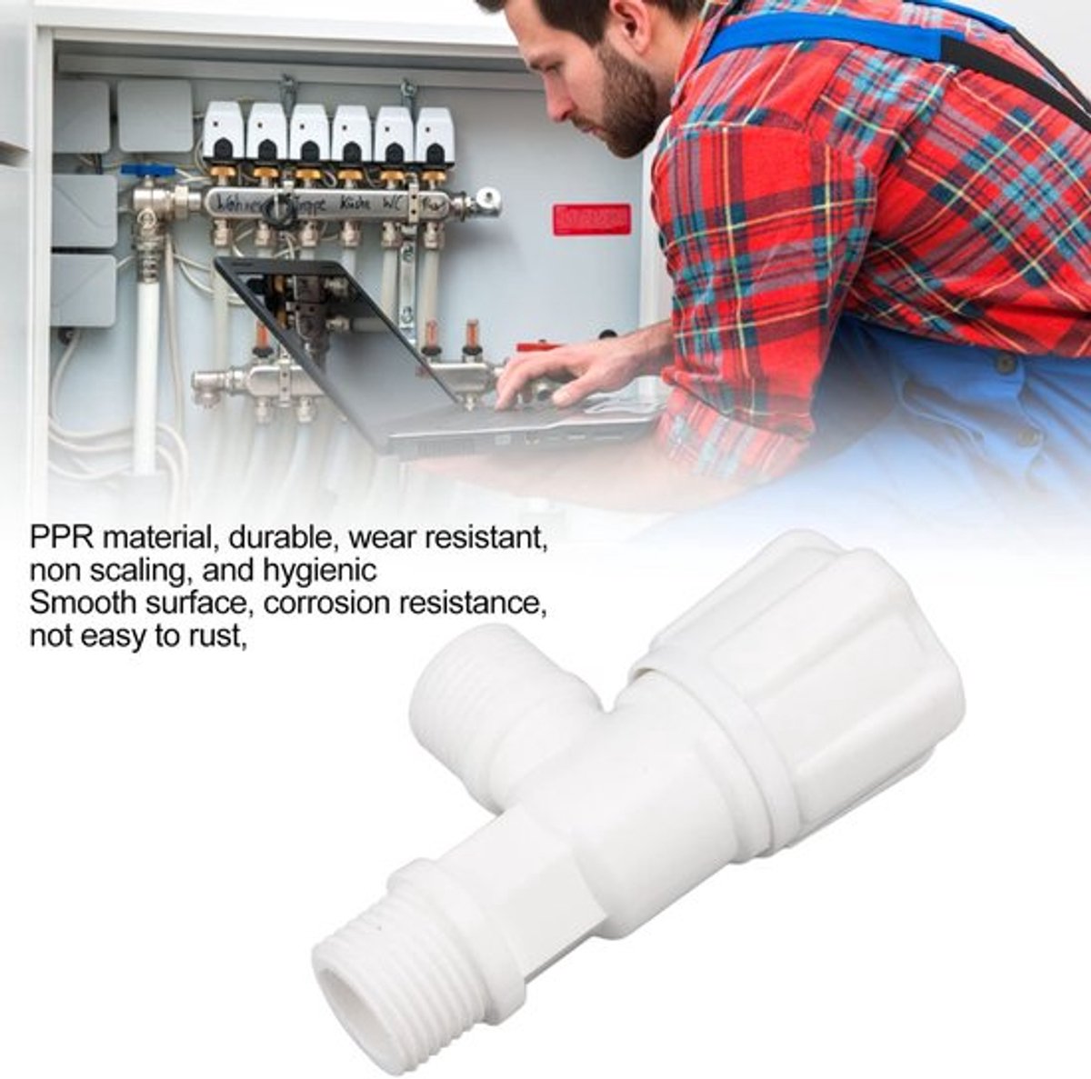 Schakelklep 3-Weg - G1/2 Draad - Plastic - Waterbesparend - Voor Keuken/Badkamer - Eenvoudige Installatie - Waterkraan