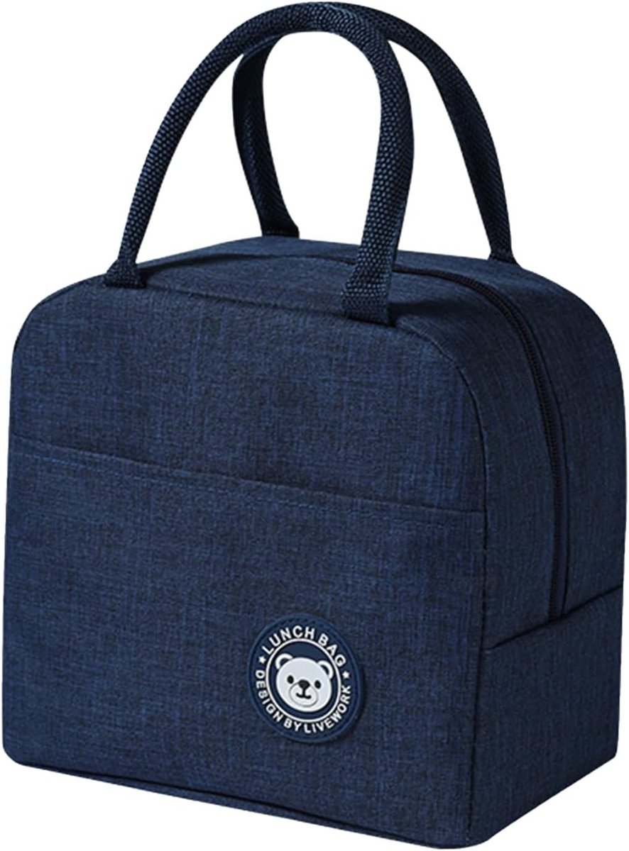 Thermische Lunchtassen voor Picnics, Vouwbare Koeltassen, Waterdichte en Lekvrije Organizers voor Werk en School
