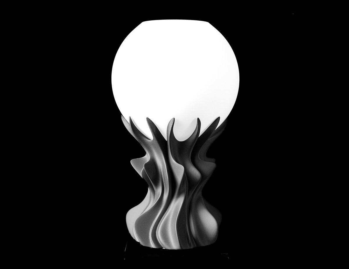 Skushy Verlichting Orb - Moderne Designlamp voor Sfeervolle Verlichting - Sculpturale Tafellamp - Premium Woondecoratie
