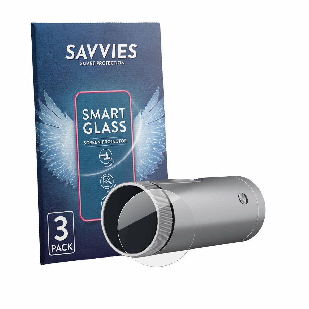 3 Stuks Savvies Screenprotector - geschikt voor SHARK ChillPill 3-in-1 FA022EU - beschermfolie glas transparant