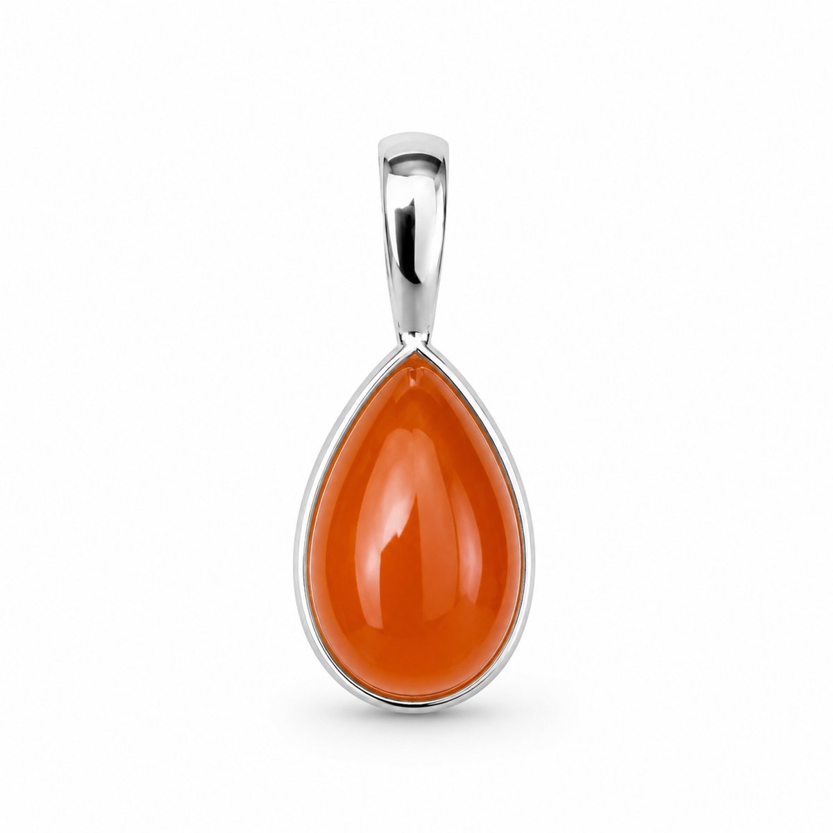 House of Jewels - Carneool Hanger - 925 Zilver