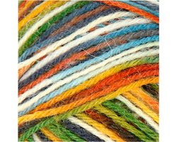 Sokkengaren, L: 200 M, mosgroen, 50 gr/ 1 bol