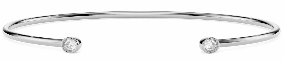 Elysian Armband Dames - 316L Roestvrij Staal - Rhodium - Luxe geschenkdoos - 16 + 4 cm