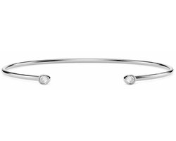 Elysian Armband Dames - 316L Roestvrij Staal - Rhodium - Luxe geschenkdoos - 16 + 4 cm